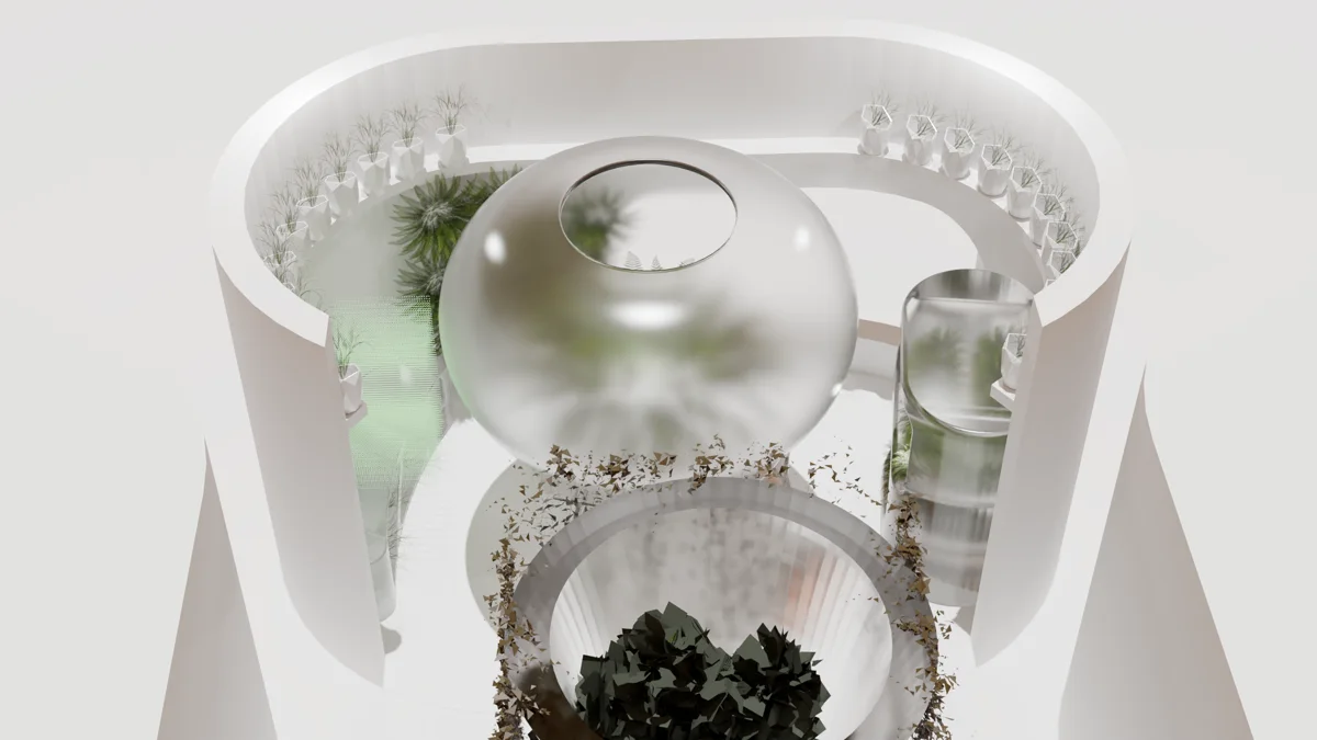 Green Mars, interiors