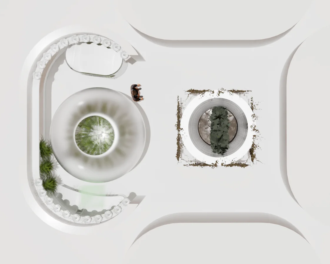 Green Mars, plan and renders