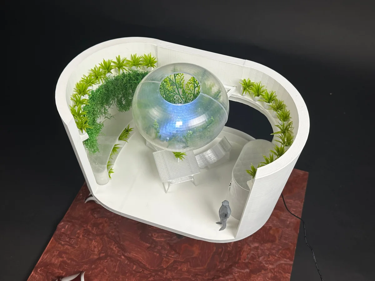 Green Mars, exhibition display model