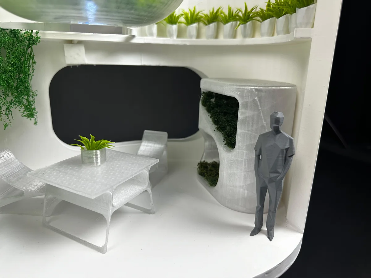 Green Mars, exhibition display model