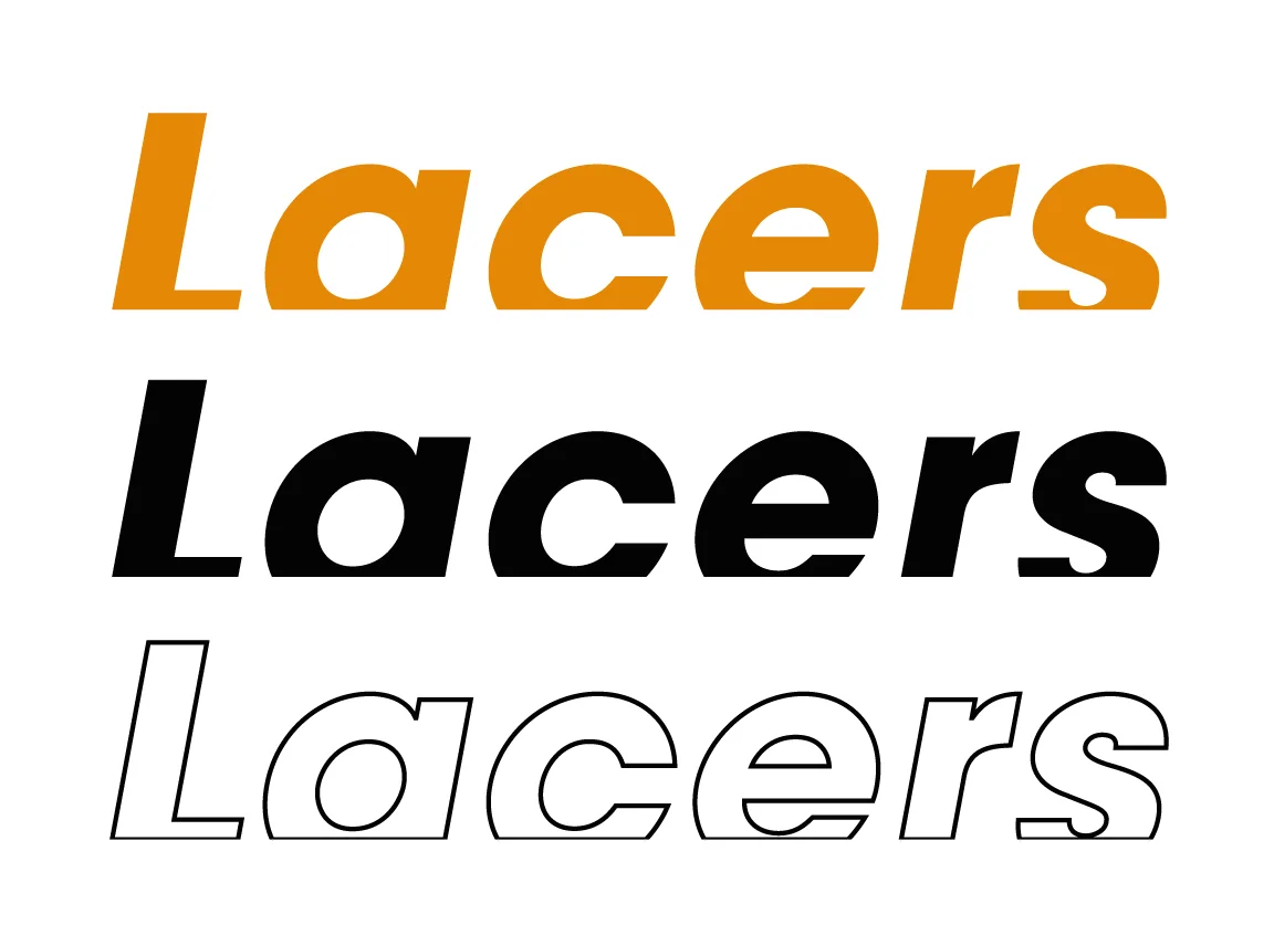 Lacers, logo and branding