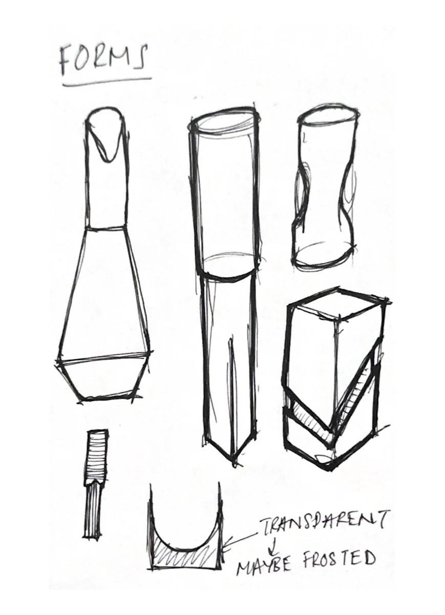 Linear, ideation sketches