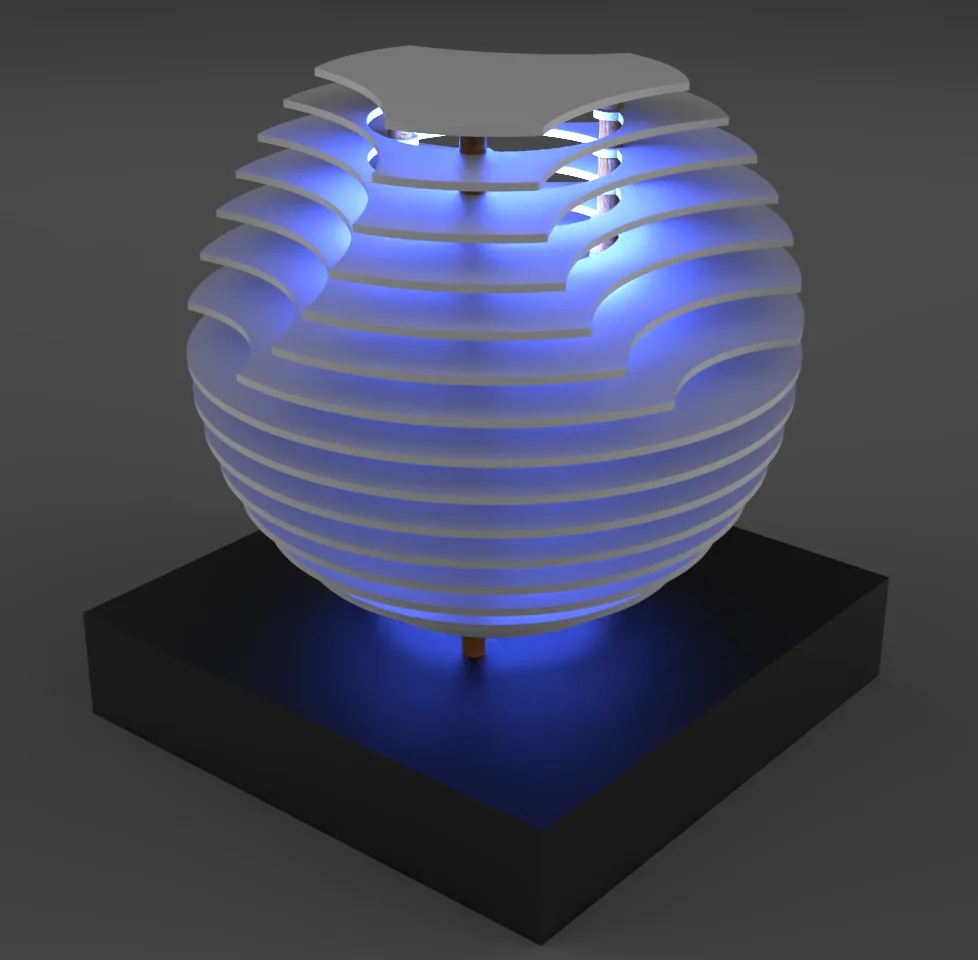 Night Lamp, sketch models