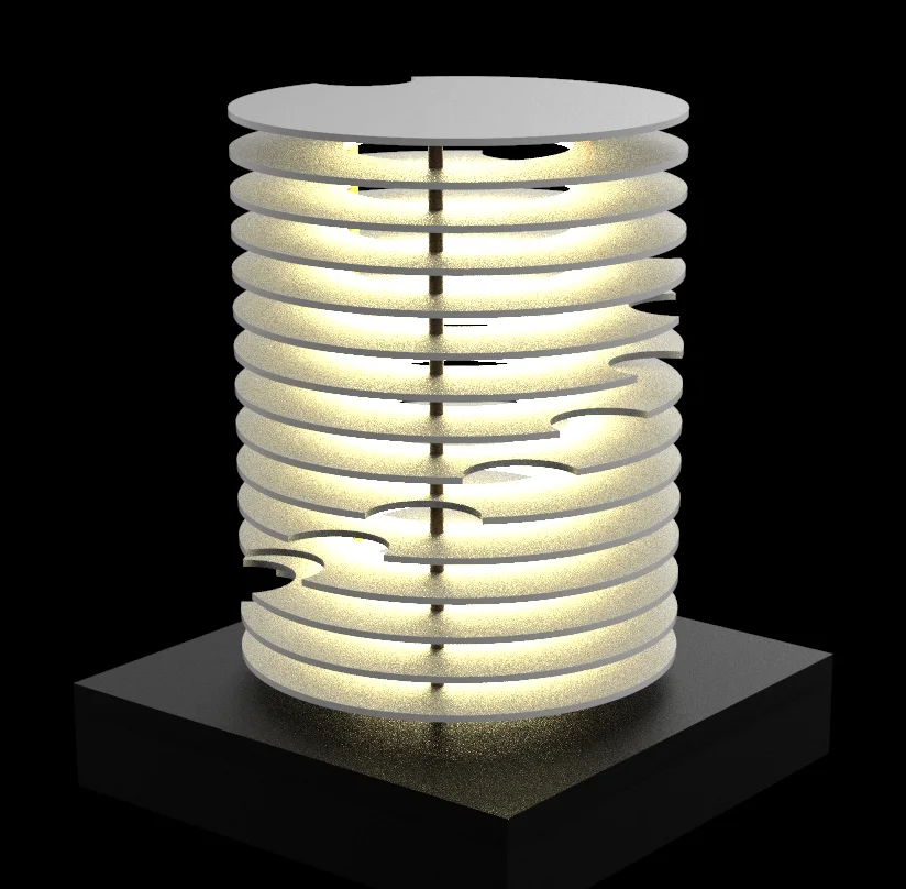 Night Lamp, sketch models