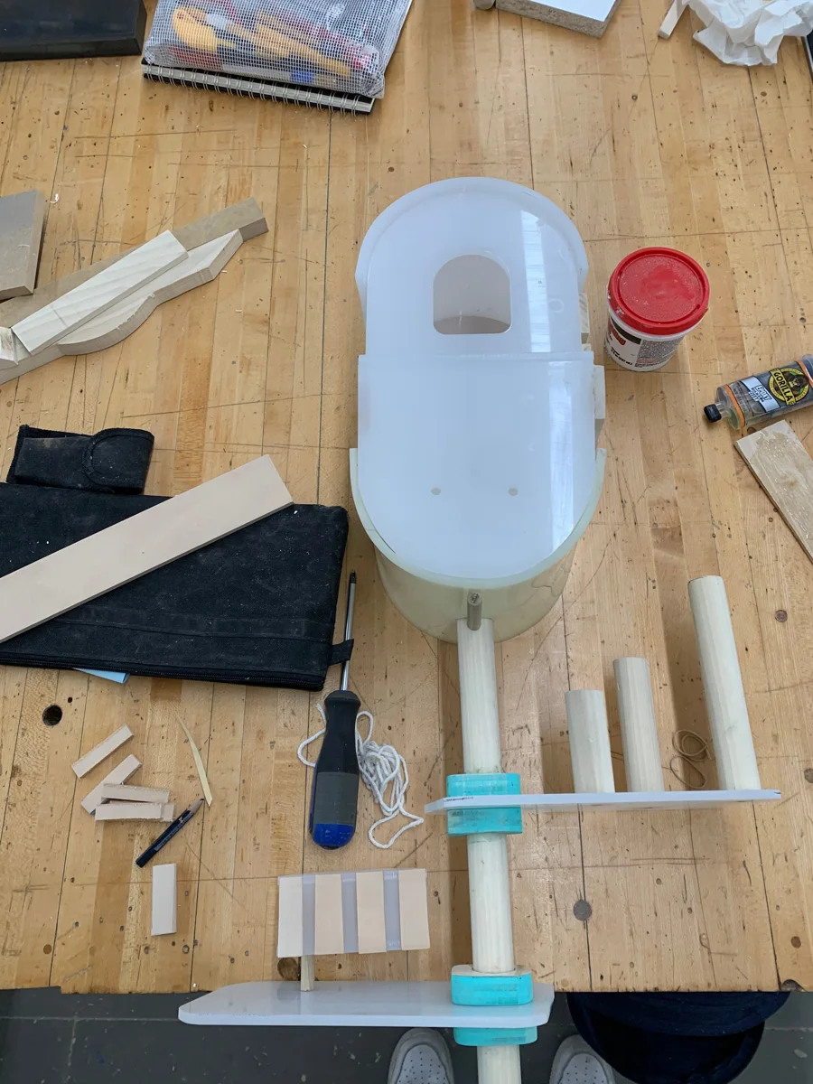 The Parrot Place, process