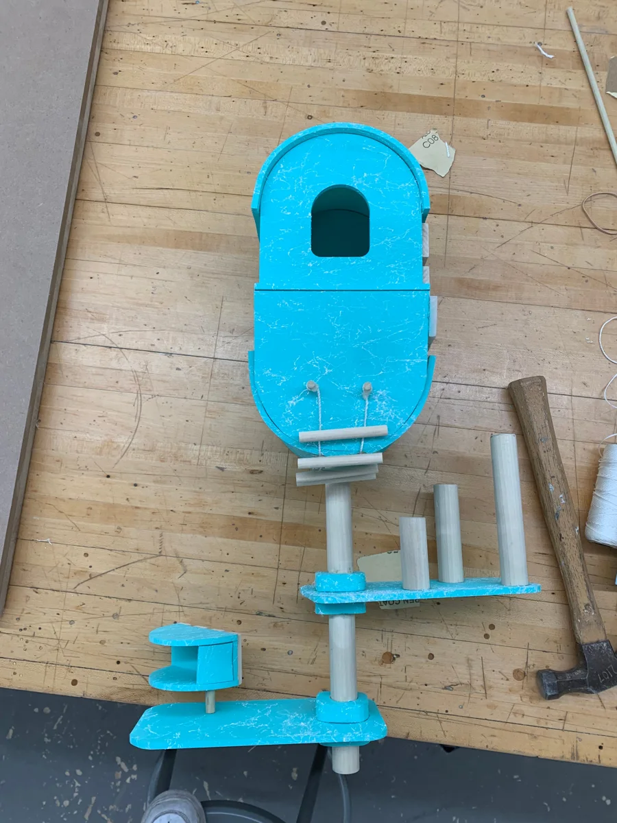 The Parrot Place, process