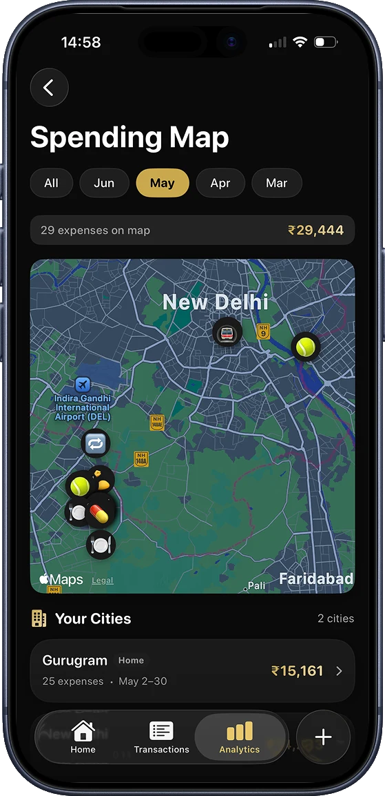 Ruply map screen