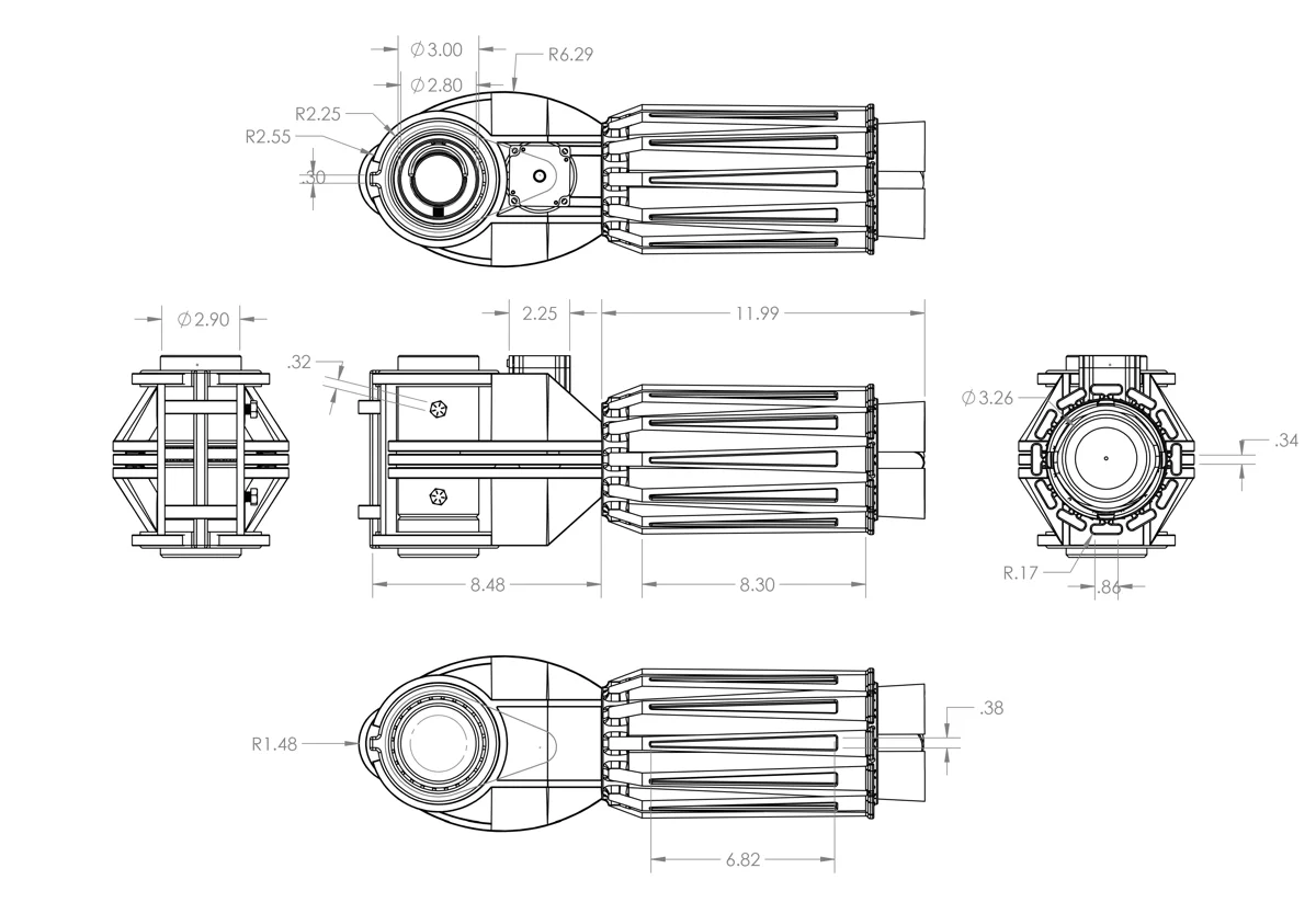 Tennis Smaasher, technical drawing