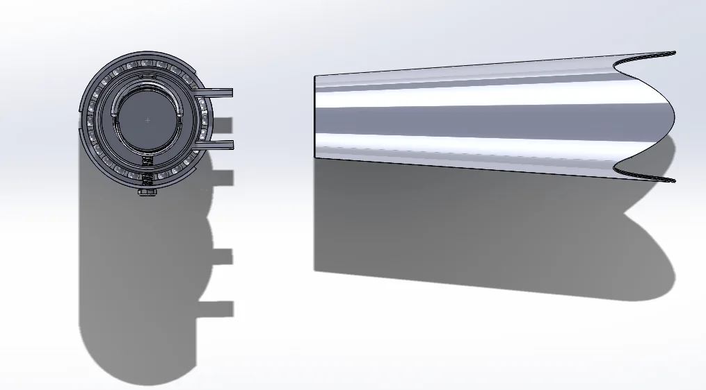 Tennis Smaasher, solidworks iterations